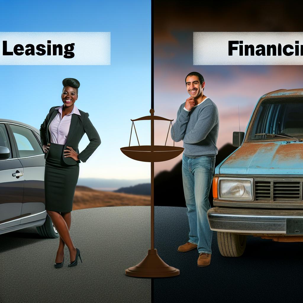 The pros and cons of leasing vs. financing a car.