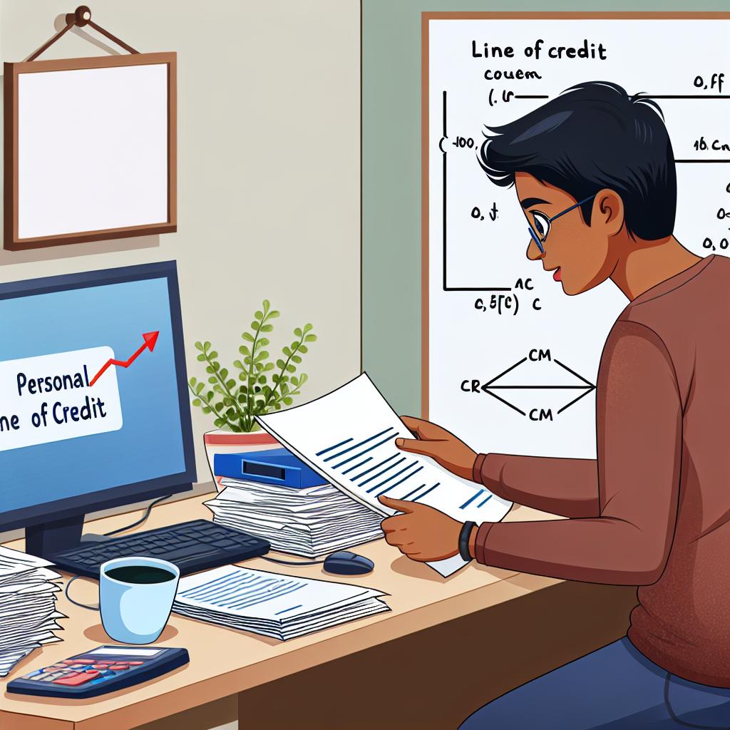 What is a personal line of credit?