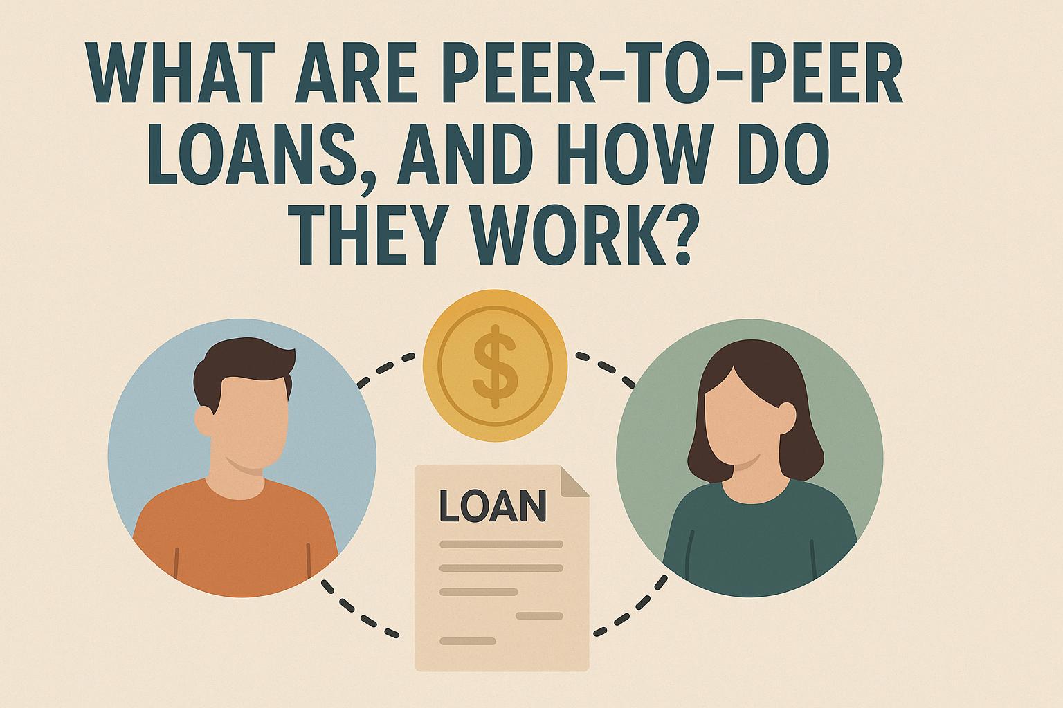 What are peer-to-peer loans, and how do they work?