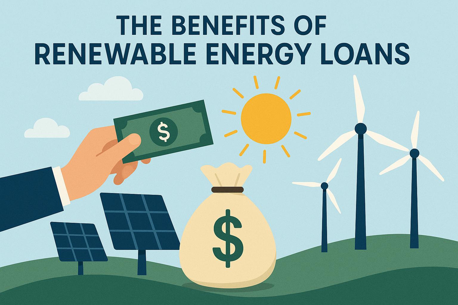The benefits of renewable energy loans.