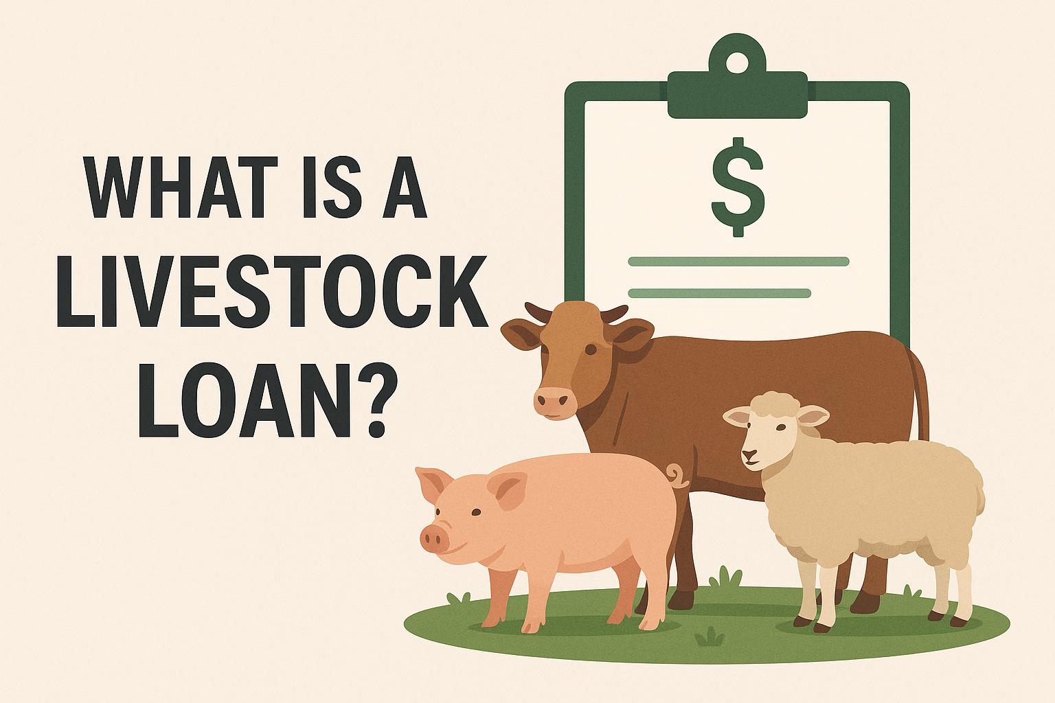 What is a livestock loan?