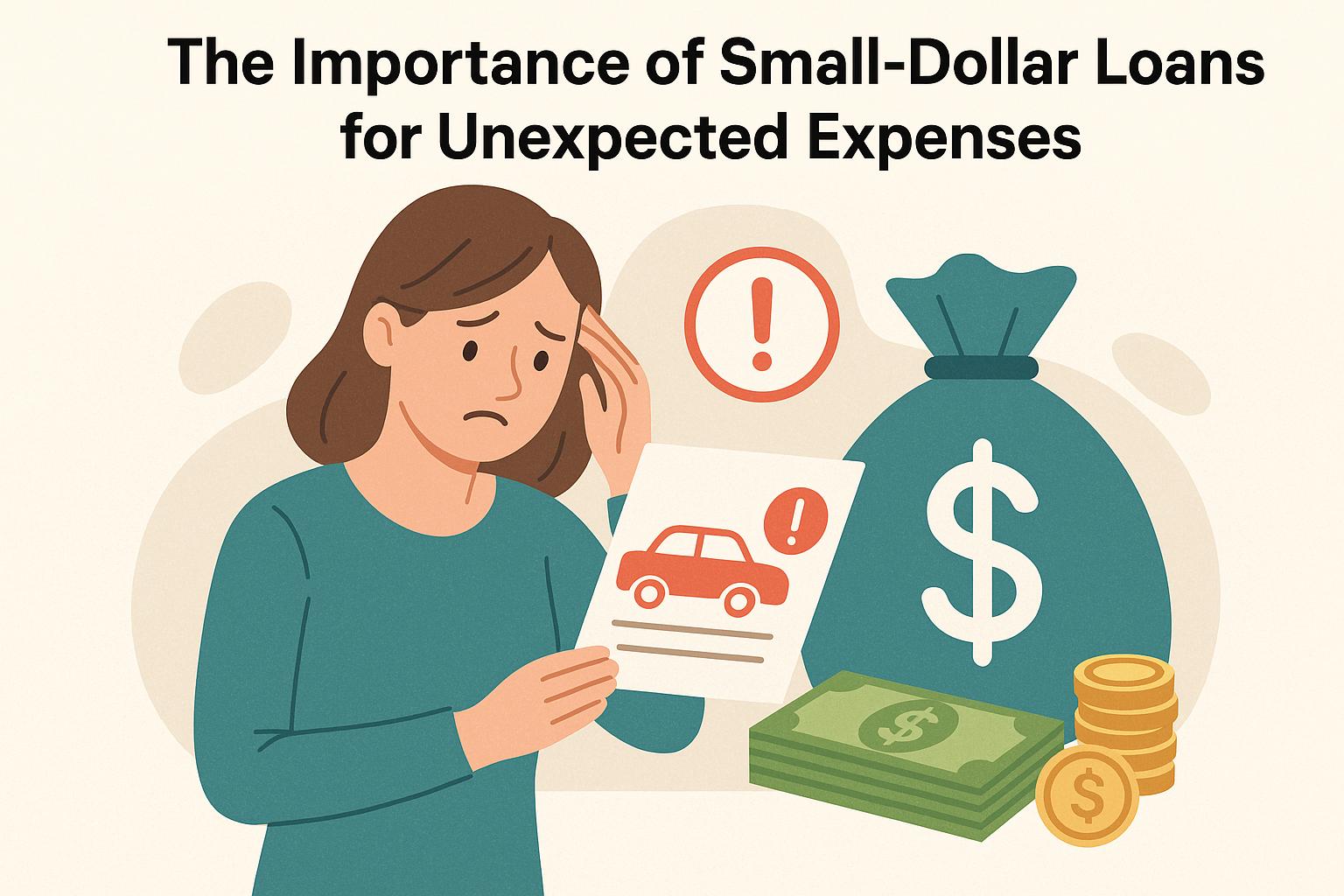 The importance of small-dollar loans for unexpected expenses.