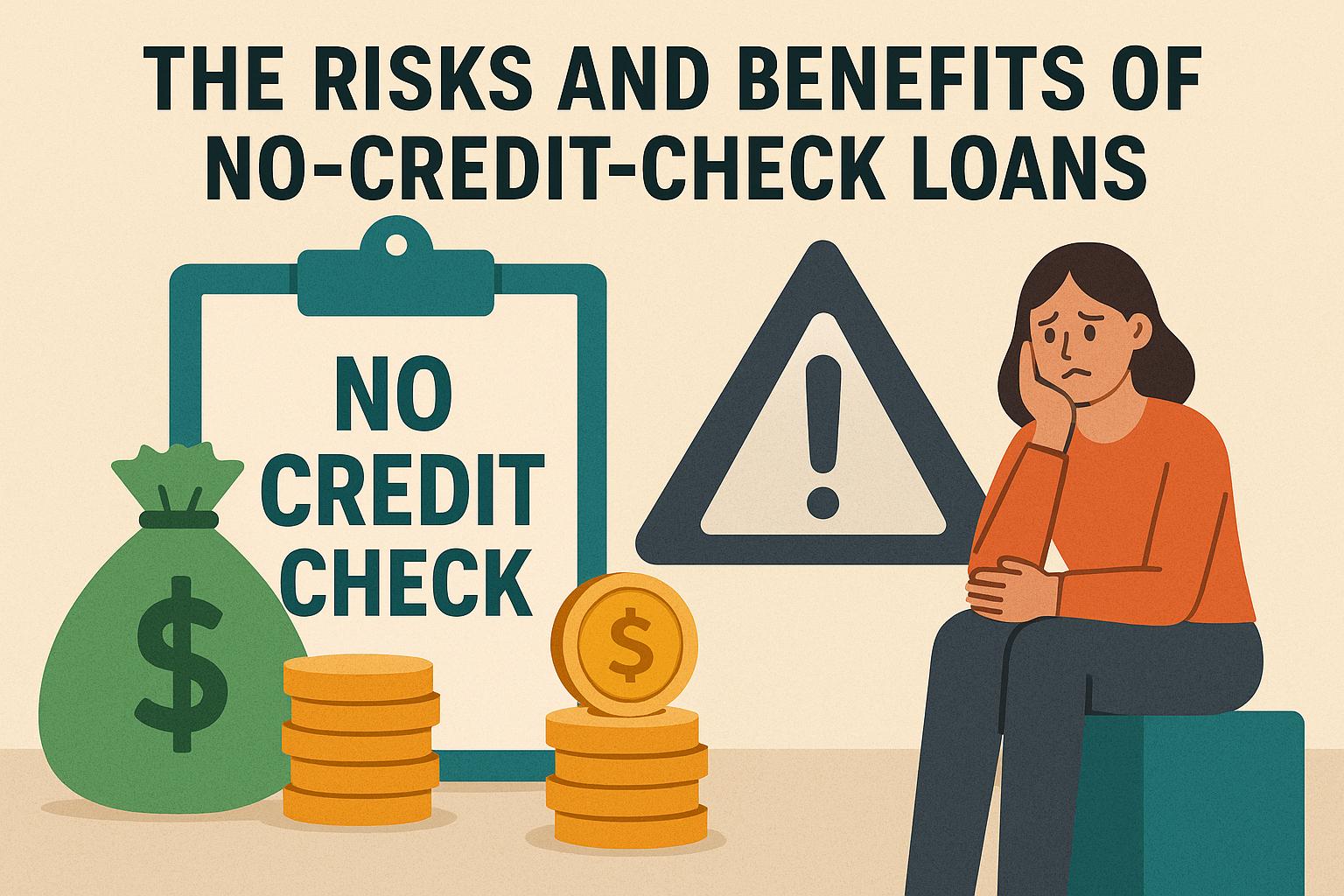 The risks and benefits of no-credit-check loans.