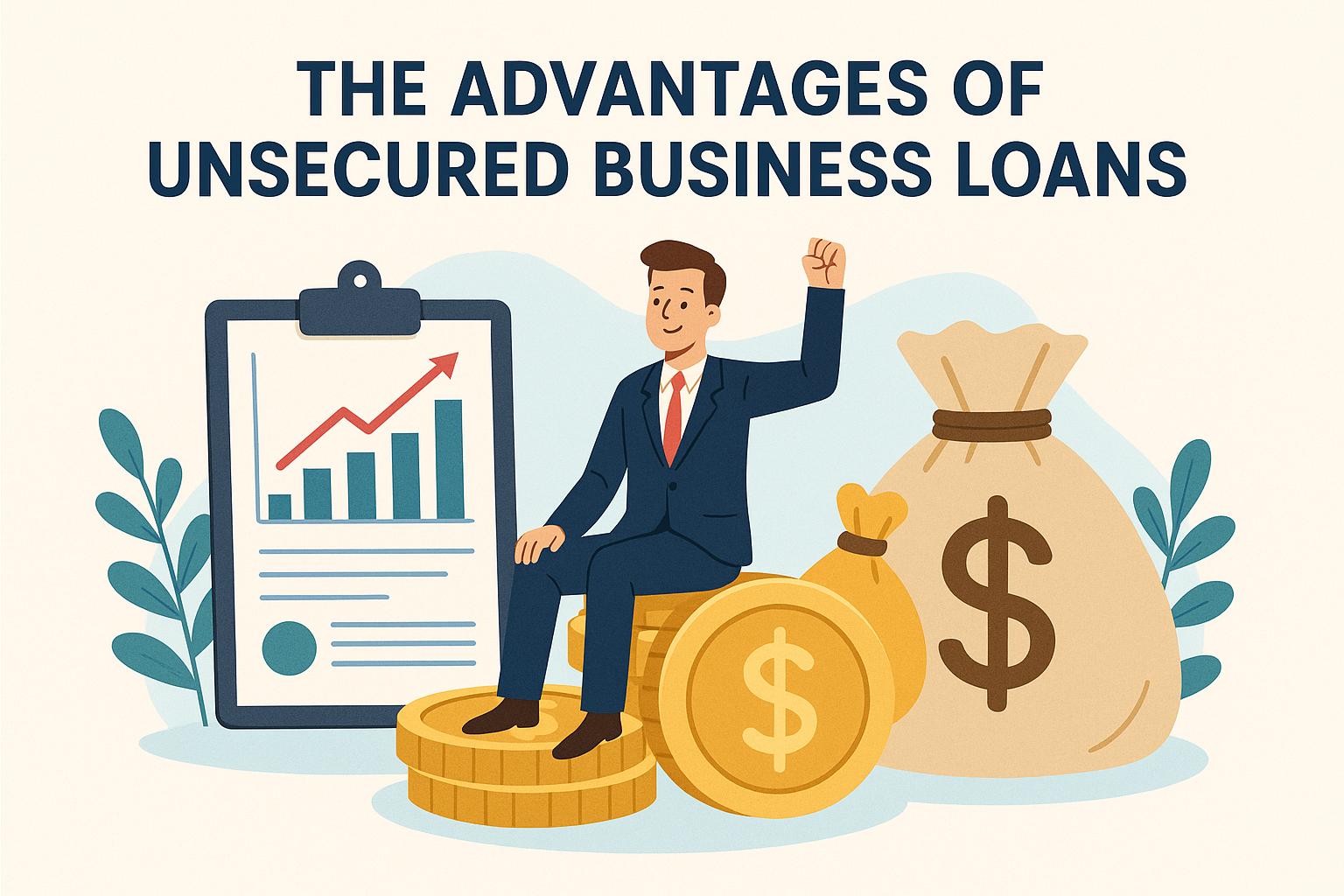 The advantages of unsecured business loans.