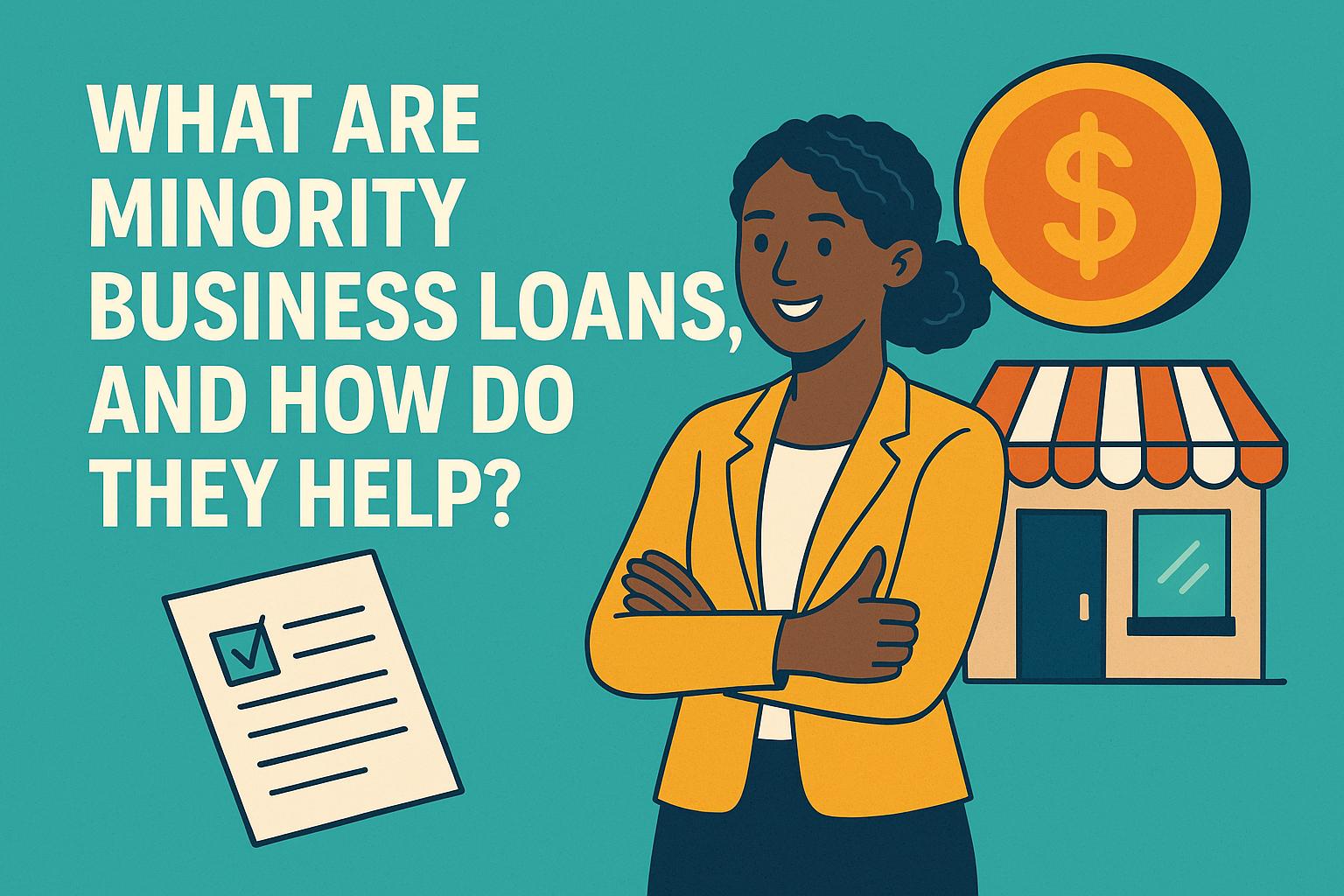What are minority business loans, and how do they help?