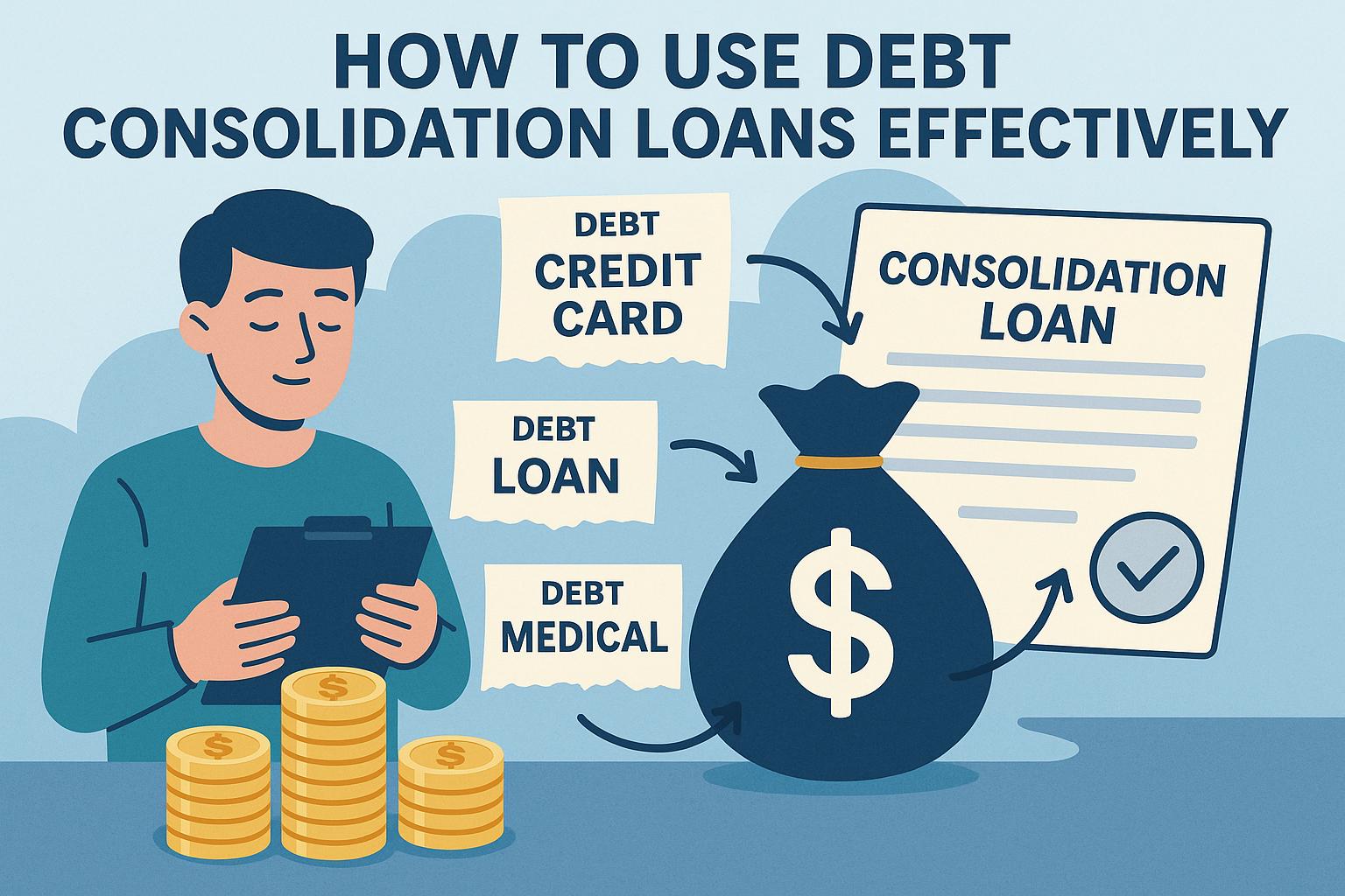 How to use debt consolidation loans effectively.