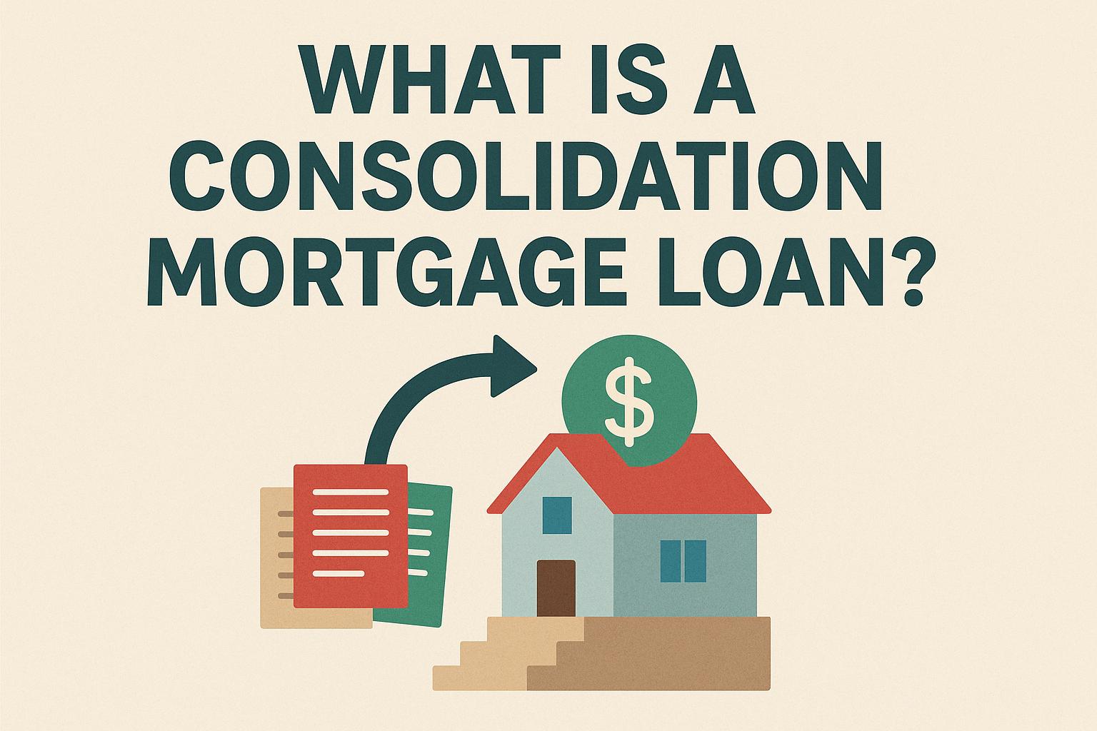 What is a consolidation mortgage loan?