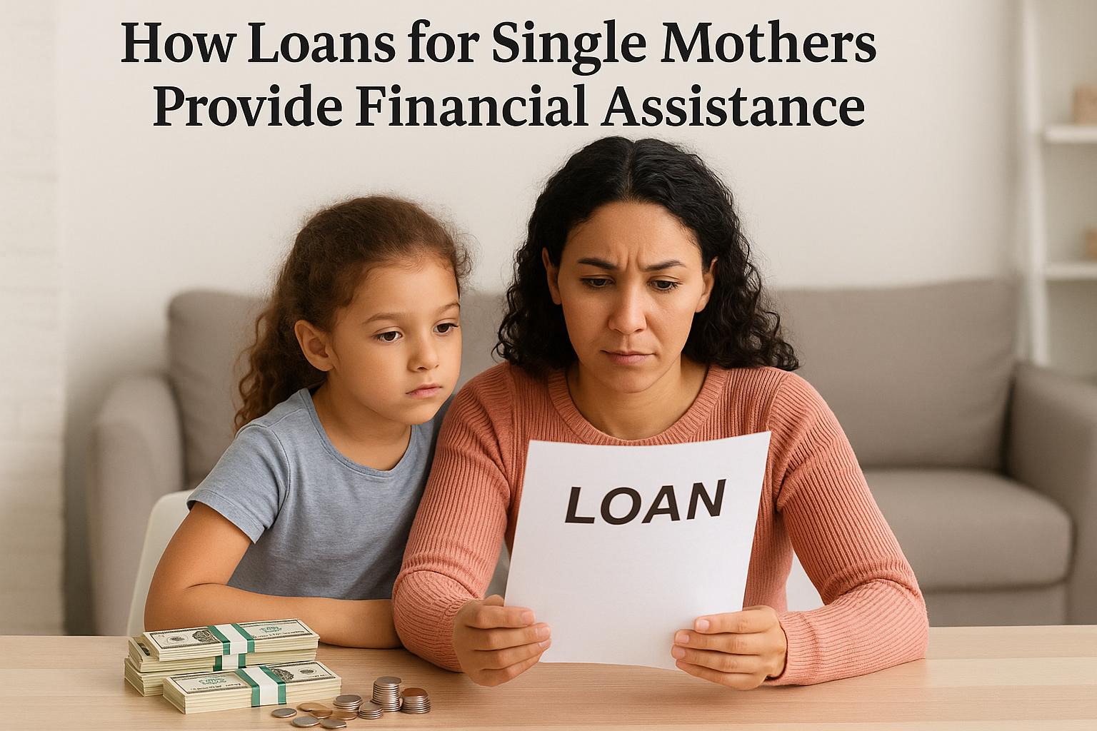 How loans for single mothers provide financial assistance.